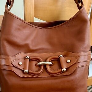 AUTHENTIC Burberry- Brown Leather Bucket Tote Bage
